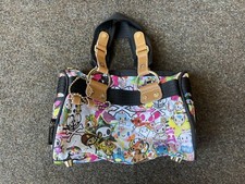 Usado, Tokidoki Mini Boston Duffel Bolsa Tote de Mão Corrente Óssea Anime LA GIRL comprar usado  Enviando para Brazil