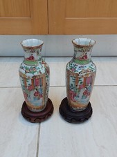 Chinese mandarin vases for sale  BUCKHURST HILL