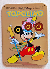 Targa metallica topolino usato  Dozza