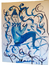 Dessin encre acryl d'occasion  Toulon-