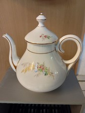 Kaffeekanne blumenmuster goldr gebraucht kaufen  Unna
