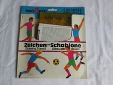 Fussball zeichenschablone magn gebraucht kaufen  Hamburg