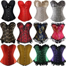 Women bustier basque for sale  TAMWORTH