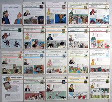 Lot fiches tintin d'occasion  Argenton-sur-Creuse