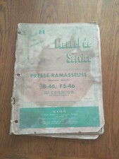 Cormick manuel service d'occasion  Blangy-sur-Bresle