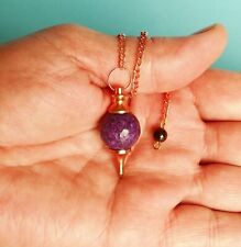 Pendule sugilite pourpre d'occasion  Belleville