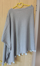 Cotton fabric poncho for sale  SOUTHAMPTON