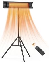 Aquecedor de pátio externo 1500w aquecedor infravermelho elétrico com controle remoto 3 modos 24h T... comprar usado  Enviando para Brazil