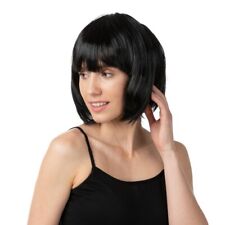 Black bob wig for sale  ROMFORD