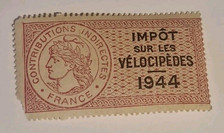 Timbre impôt velocipedes d'occasion  Chalamont