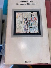 Calvino visconte dimezzato. usato  Roma