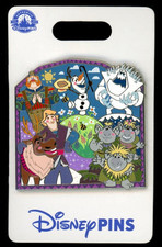 Broche Disney 160814 elenco de apoio Frozen Kristoff Sven Olaf Marshmallow Trolls comprar usado  Enviando para Brazil