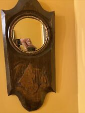 Vtg wood mirror for sale  Gardendale