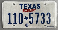 Exempt license plate for sale  Lebanon