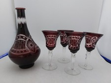 Bohemian cut glass for sale  MANCHESTER