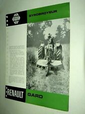 Prospectus tracteur renault d'occasion  Charolles