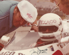 Fotografia de corrida autografada Tom Sneva CART IndyCar comprar usado  Enviando para Brazil