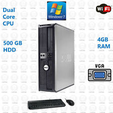 Computador Desktop Dell rápido Pc Core 2 Duo 1TB Wifi Pc Windows 7/Windows 10 comprar usado  Enviando para Brazil