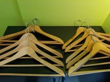 Wooden clothes hangers for sale  ELLESMERE PORT