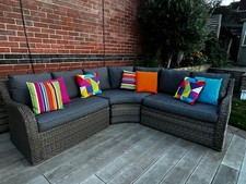 Piece rattan corner for sale  LEICESTER