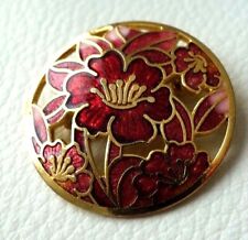 Broche cercle cloisonné d'occasion  Paris XV