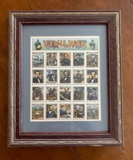 32¢ Selos postais comemorativos da Guerra Civil dos EUA 20 folhas de selos - moldura decorativa comprar usado  Enviando para Brazil