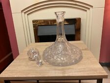 Crystal ship decanter for sale  POOLE