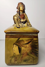 Antique majolica indian for sale  Crete