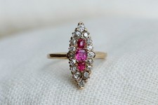 Victorian ruby diamond for sale  LONDON