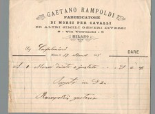 Fattura milano gaetano usato  Asti