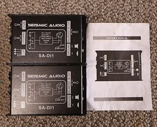 Par de caixa direta passiva Seismic Audio SA-DI1 comprar usado  Enviando para Brazil
