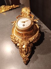 Bronce carteluhr feuervergolde gebraucht kaufen  Düsseldorf