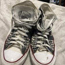 Tênis Converse All Star High Top Design Preto Tamanho 11 M 13 W Personalizado The Elite comprar usado  Enviando para Brazil