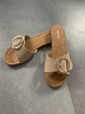Damen pantoletten beige gebraucht kaufen  Bremerhaven