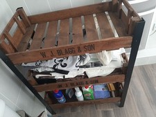 Vintage shelf storage for sale  CASTLEFORD