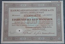 Stück kammgarnspinnerei stöh gebraucht kaufen  München