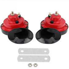 Usado, 2 peças buzina de ar caracol duplo alto tom duplo com acessórios para carros vans bicicleta barco comprar usado  Enviando para Brazil