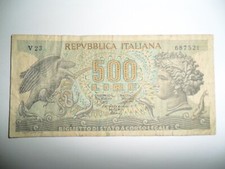 Banconota 500 lire usato  Reggio Calabria