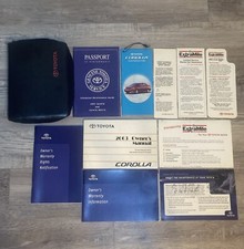 2003 03 TOYOTA COROLLA MANUAL DO PROPRIETÁRIO LIVRO E INFORMAÇÕES DE GARANTIA E GUIA DE MANUTENÇÃO comprar usado  Enviando para Brazil