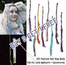 Festival hair wraps for sale  NARBERTH