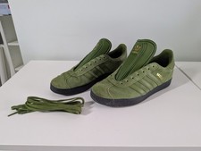 Adidas gazelles green for sale  HALESOWEN