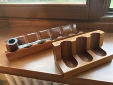 Coppia portapipe legno usato  Roascio