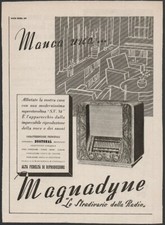 Radio magnadyne pubblicità usato  Bari