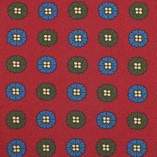 Gravata de seda Dolcepunta masculina tijolo vermelho marinho geométrica feita à mão 7 dobras Itália nova sem etiquetas comprar usado  Enviando para Brazil