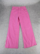 Jeans Zara Feminino 4 Rosa Denim Perna Reta *Leia comprar usado  Enviando para Brazil