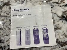 Disney Mix-Stick Guía del usuario Reproductor de música digital MP3/WMA segunda mano  Embacar hacia Argentina