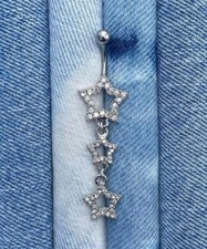 Anel feminino de barra de umbigo folheado a ouro branco 14K corte redondo diamante 1,0 ct comprar usado Anel feminino de barra de umbigo folheado a ouro branco 14K corte redondo diamante 1,0 ct comprar usado  Enviando para Brazil