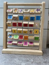 Elc abacus wooden for sale  ALNWICK