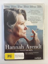 Hannah Arendt (DVD, 2012) Barbara Sukowa - Muito bom estado região 4 comprar usado  Enviando para Brazil