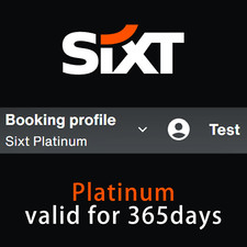 Sixt rental platinum d'occasion  Expédié en Belgium